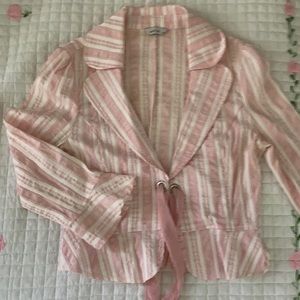 Fitted peplum jacket